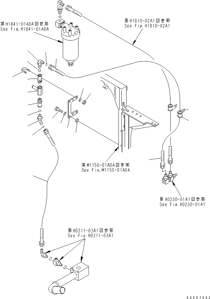 Шланг 02762-00609 KOMATSU