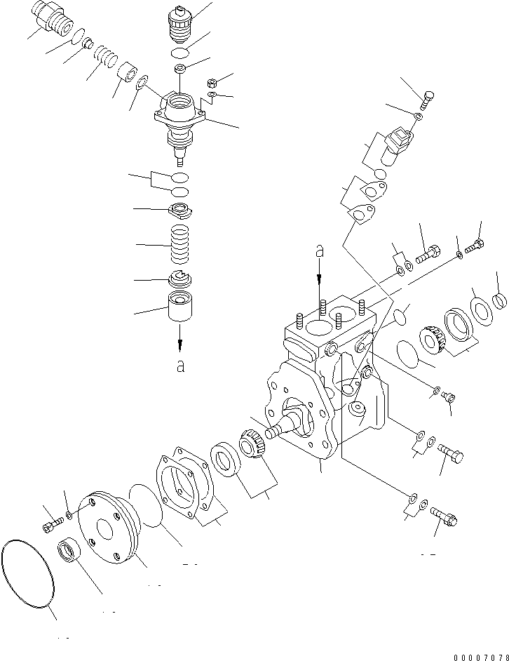 Корпус в сборе (\7\ND094100-0372) KOMATSU