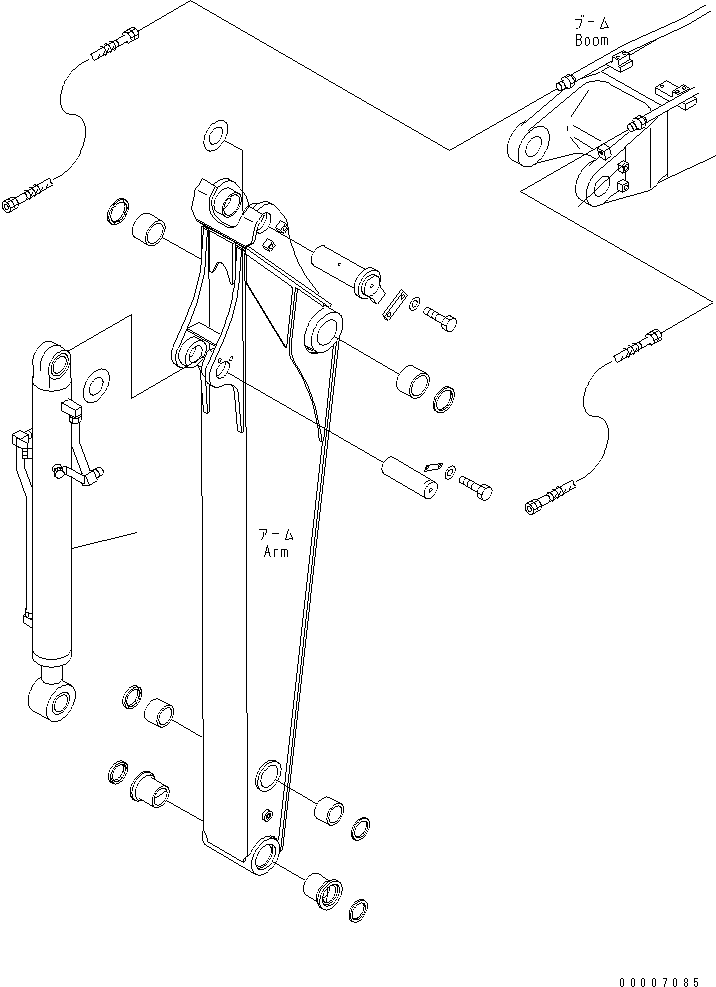 CYLINDER GROUP,BUCKET (707-00-XC911) KOMATSU