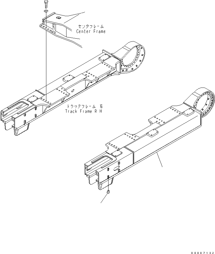 FRAME¤ L.H. 209-30-77250 KOMATSU