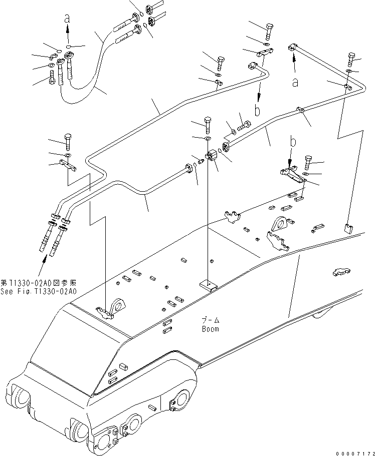 Шланг 07099-01219 KOMATSU