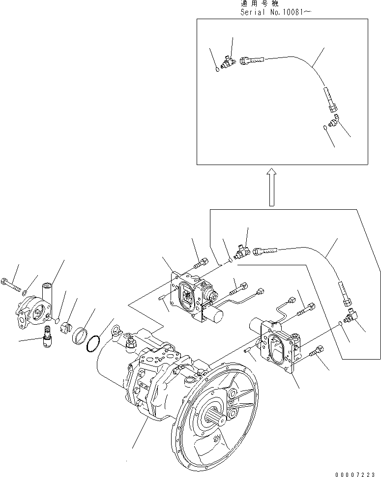 Уплотнительное кольцо круглого сечения 708-2L-23950 KOMATSU