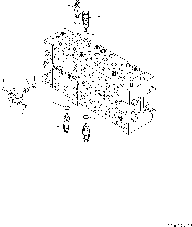 Valve Assembly, Suction and Safety 723-90-61500 KOMATSU