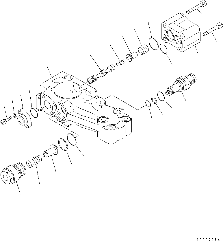 пилотный клапан 702-21-08350 KOMATSU