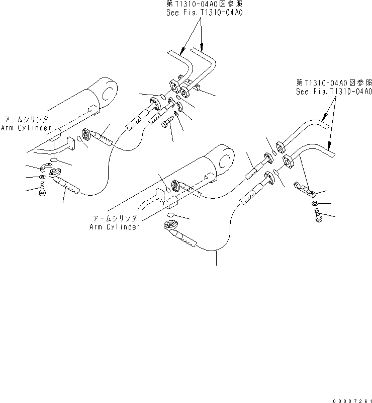 Шланг фланцевого типа 07097-01415 KOMATSU