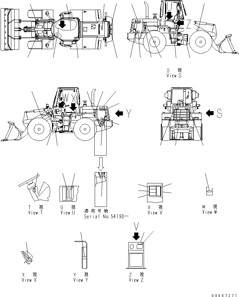 Табличка смазки 417-933-2180 KOMATSU