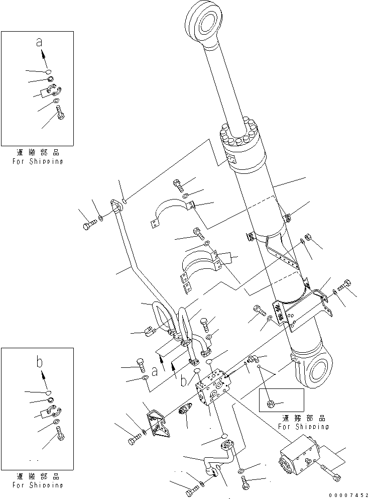 BLOCK,R.H. 209-62-58580 KOMATSU