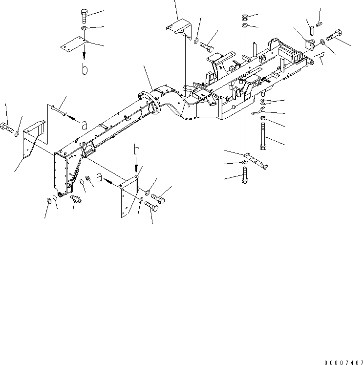 болт 01010-51675 KOMATSU
