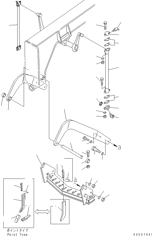 Гайка 01598-01415 KOMATSU