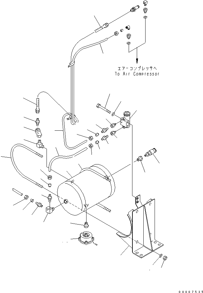 ниппель 07821-10801 KOMATSU