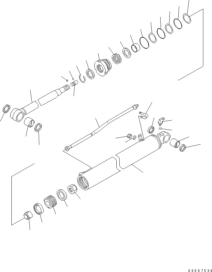 Кольцо износа (комплект) 07156-01012 KOMATSU
