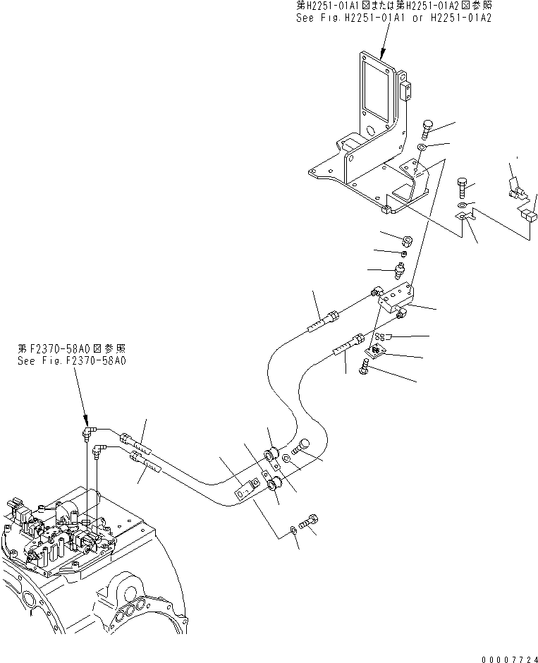 Шланг 07184-00307 KOMATSU