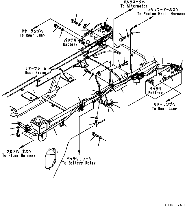 Жгут проводов 419-06-32344 KOMATSU