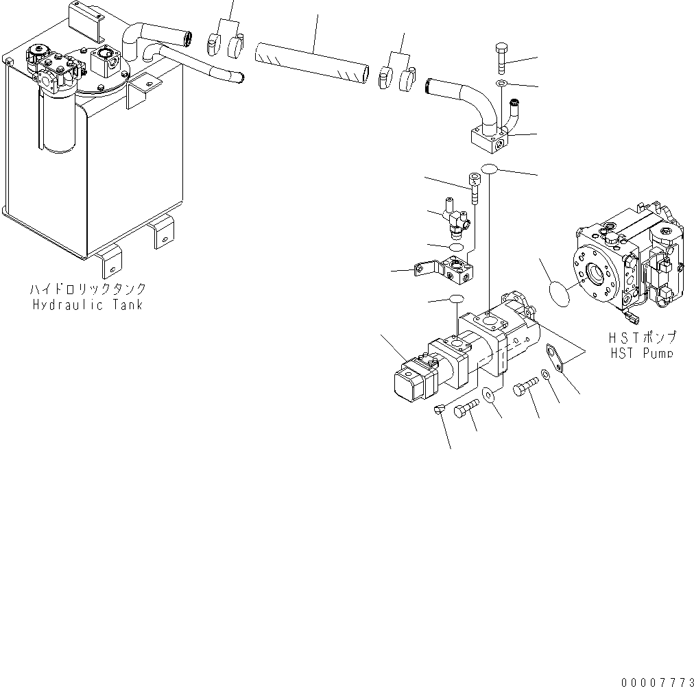 Болт 01252-71255 KOMATSU