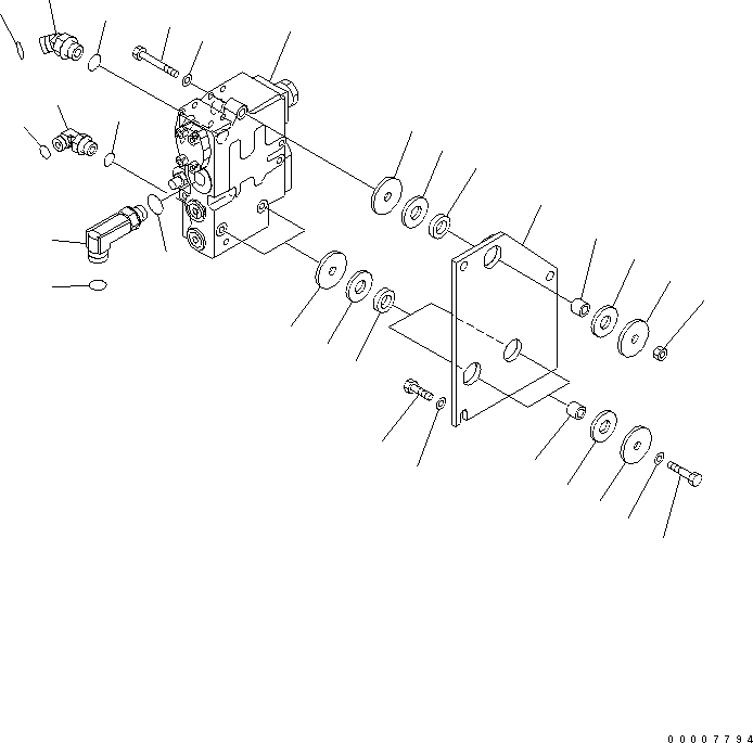Амортизирующая подушка 418-54-13151 KOMATSU