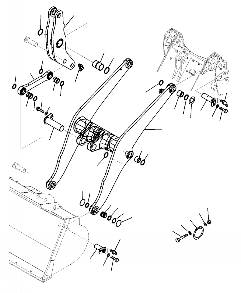 Опора (сварная) 01573-22306 KOMATSU