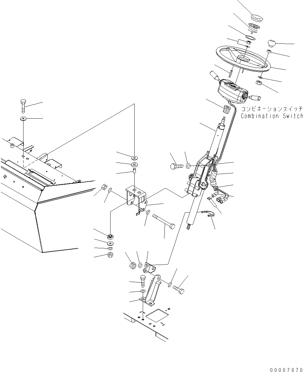 COLUMN ASS'Y 419-40-32110 KOMATSU