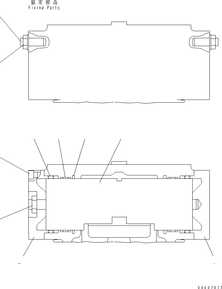 Крышка UC10201074631 KOMATSU