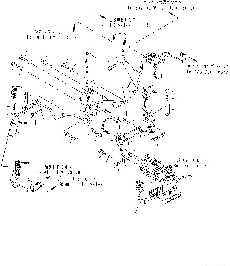 Жгут проводов 22U-06-21841 KOMATSU