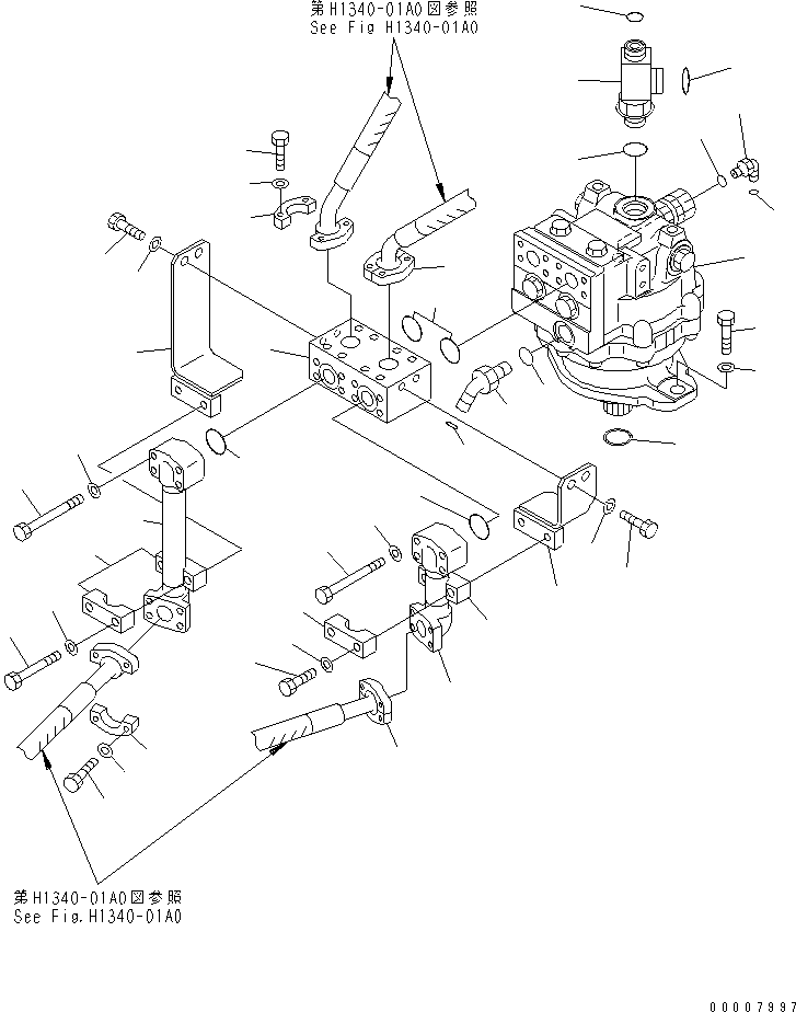 Тройник 209-64-17460 KOMATSU