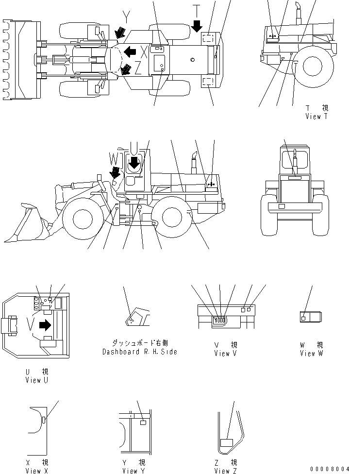 табличка komatsu 09690-50400 KOMATSU