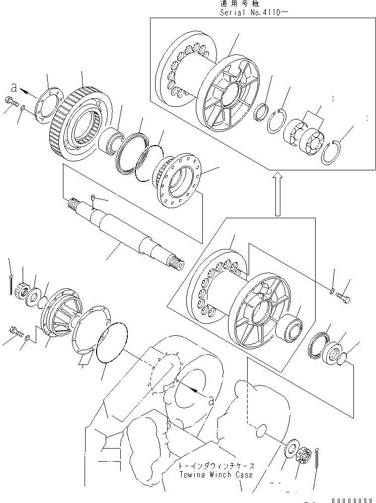 Подшипник 150-95-11130 KOMATSU
