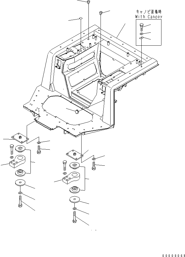 Болт 01011-82435 KOMATSU