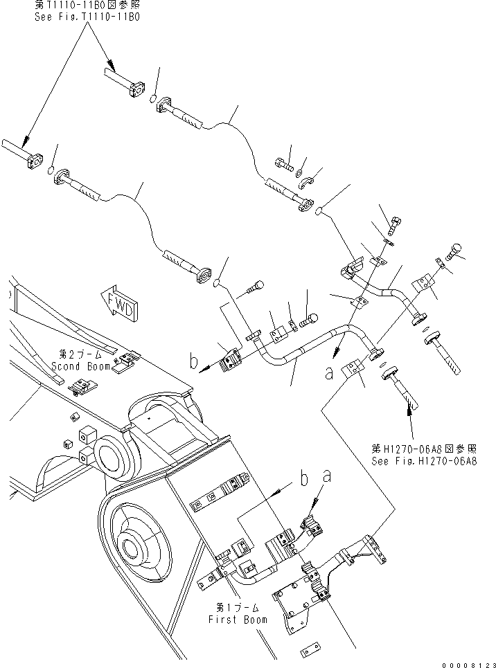 Шланг фланцевого типа 07083-20614 KOMATSU