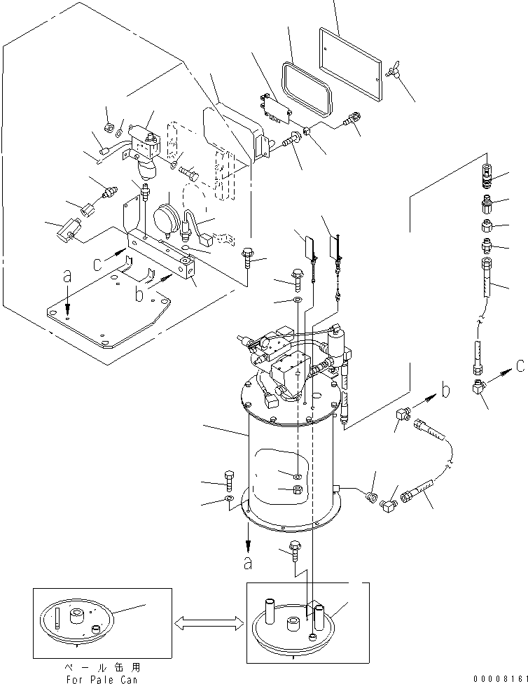 Шланг 07086-00403 KOMATSU