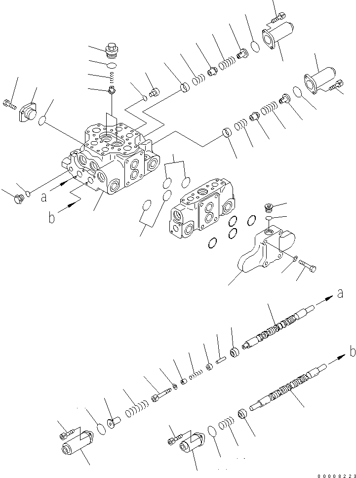 Клапан управления в сборе 709-93-12700 KOMATSU