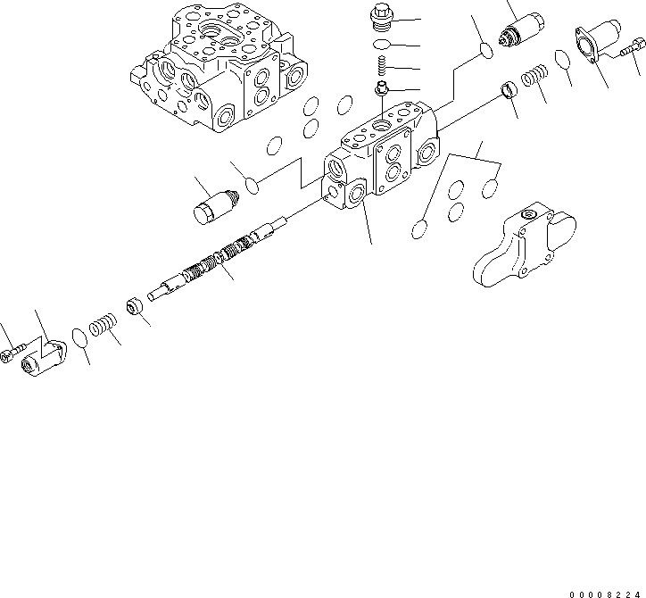 Корпус в сборе 709-91-00040 KOMATSU