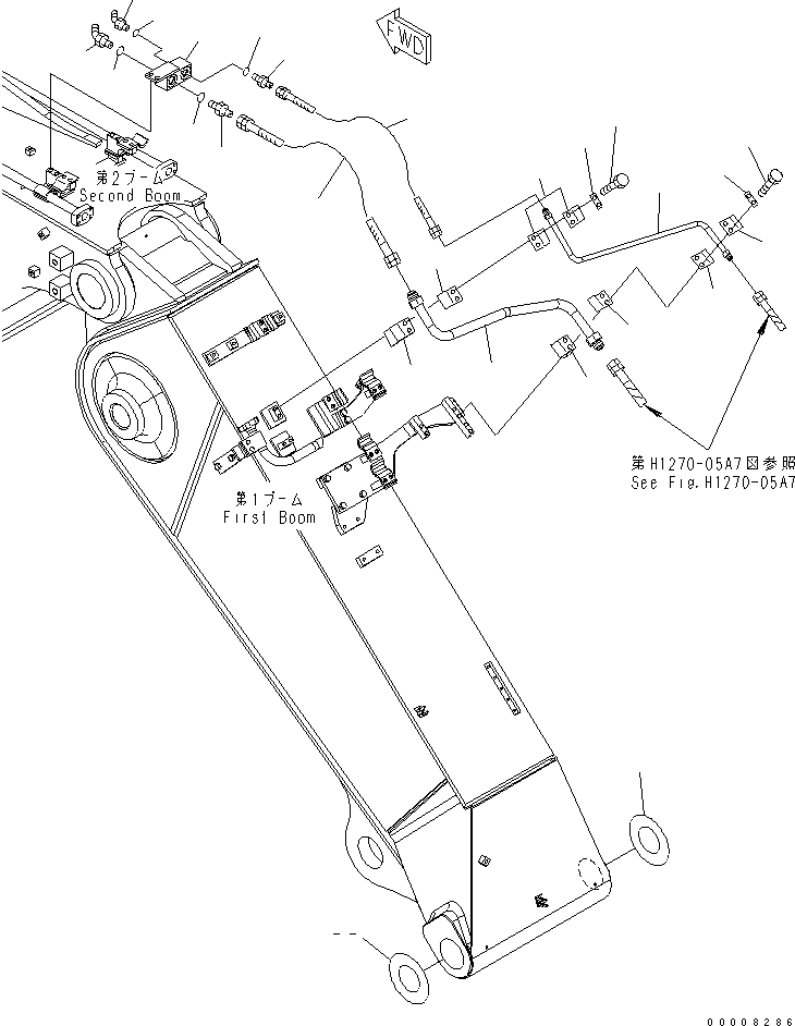 Шланг 07184-00312 KOMATSU