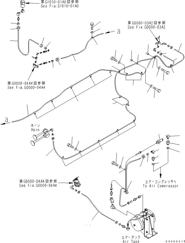 Трубка 07822-00604 KOMATSU