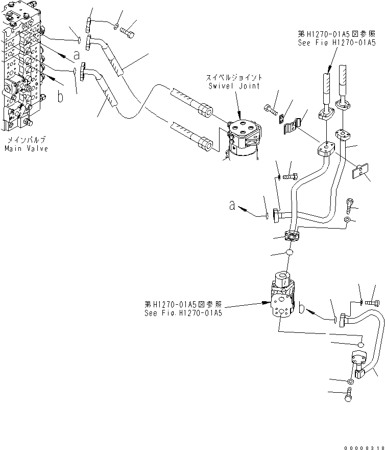 Шланг 22U-62-24391 KOMATSU