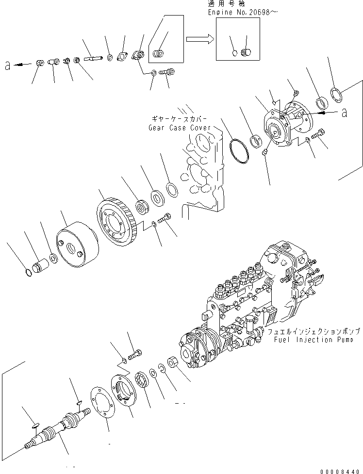 болт 01050-31030 KOMATSU