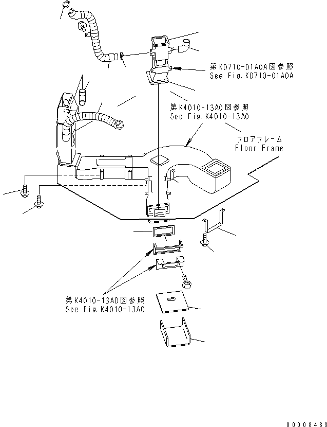 Воздушный шланг 42C-07-13281 KOMATSU