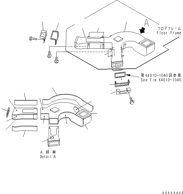 COVER ASS'Y,L.H. 42C-07-13230 KOMATSU