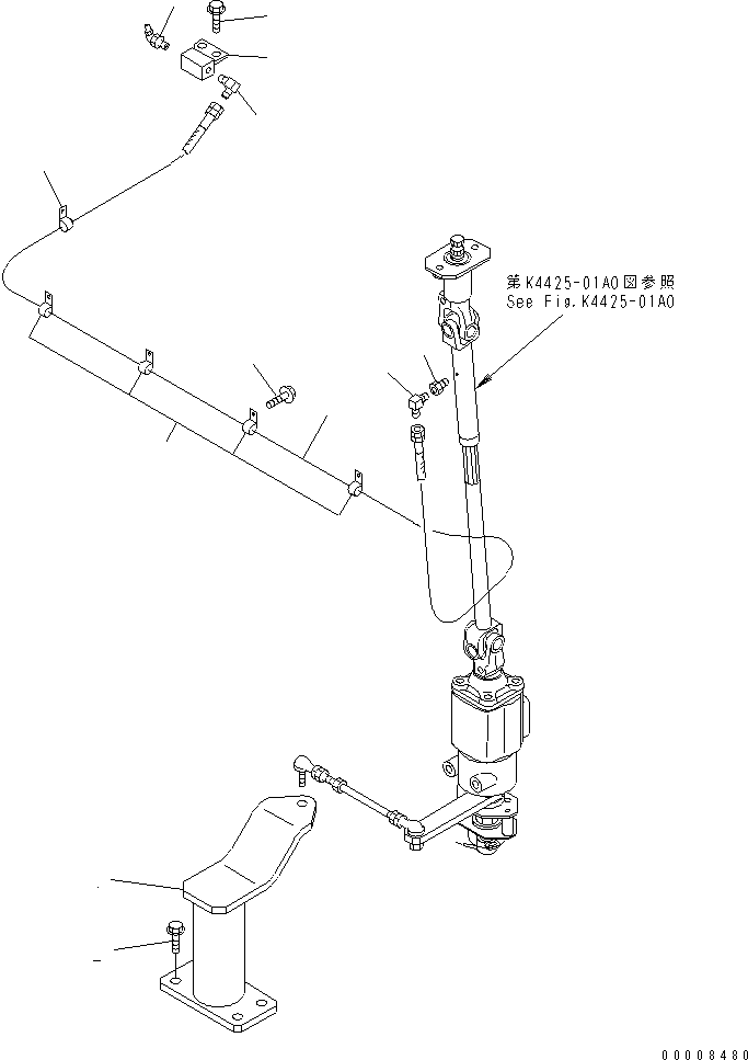 Шланг 07631-00228 KOMATSU