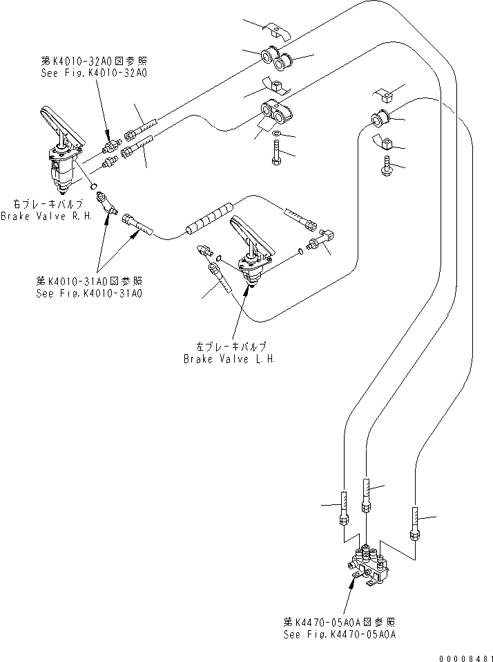 Шланг 07086-00418 KOMATSU