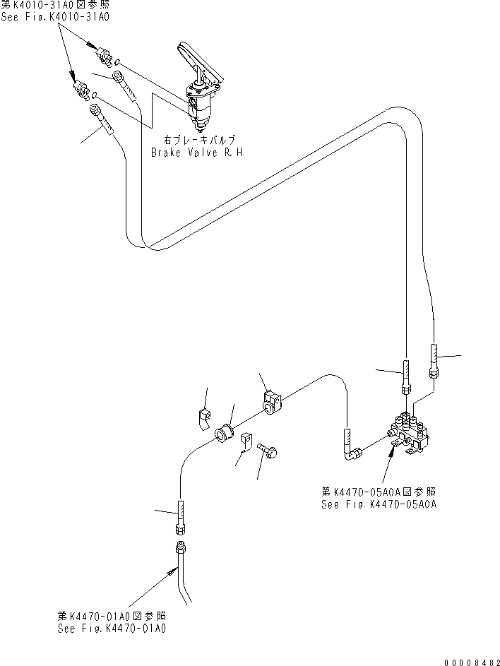 Шланг 42C-43-17960 KOMATSU