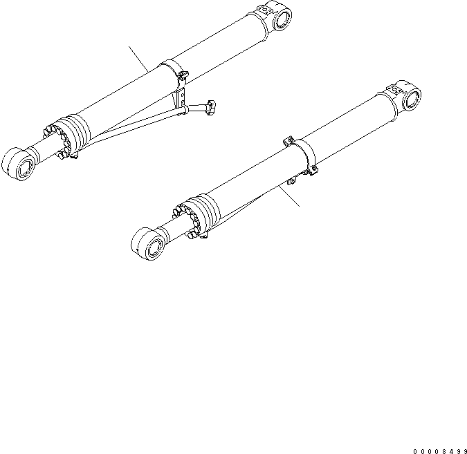 CYLINDER G.(R.H.),R.H. (FINAL COATING) (\8\707-01-XU550) KOMATSU