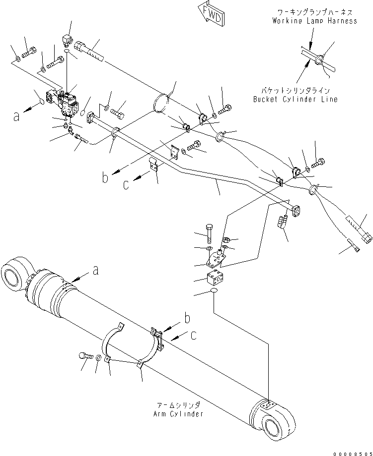 Шланг 07184-00325 KOMATSU