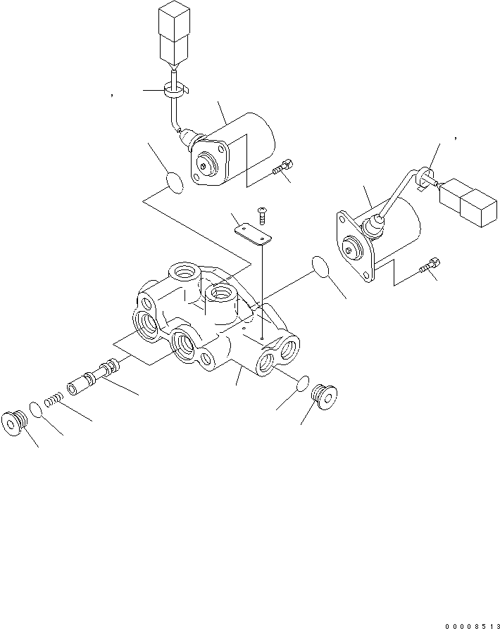 клапан в сборе 208-60-71510 KOMATSU