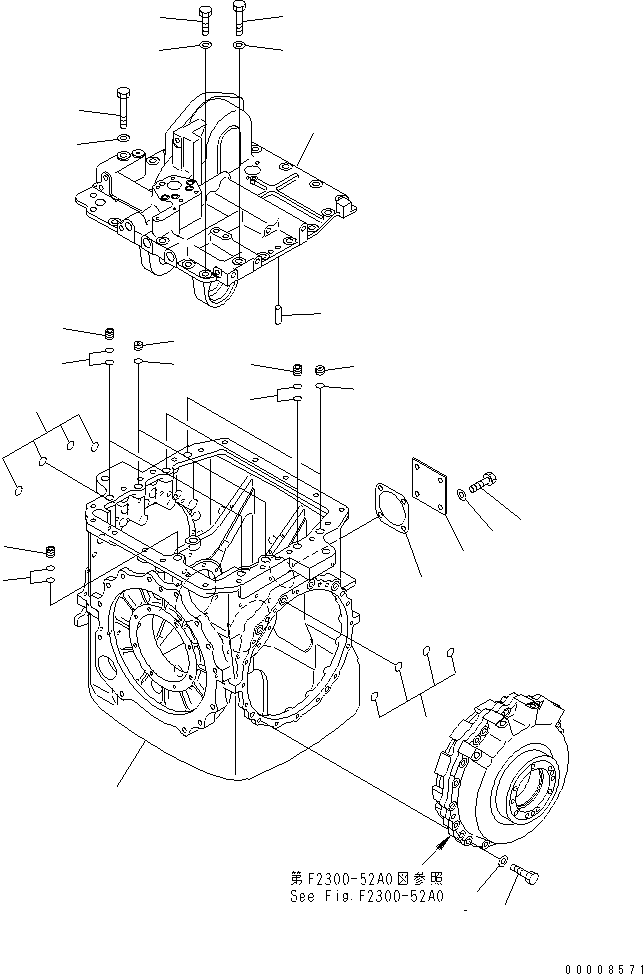Корпус 14Y-22-25112 KOMATSU
