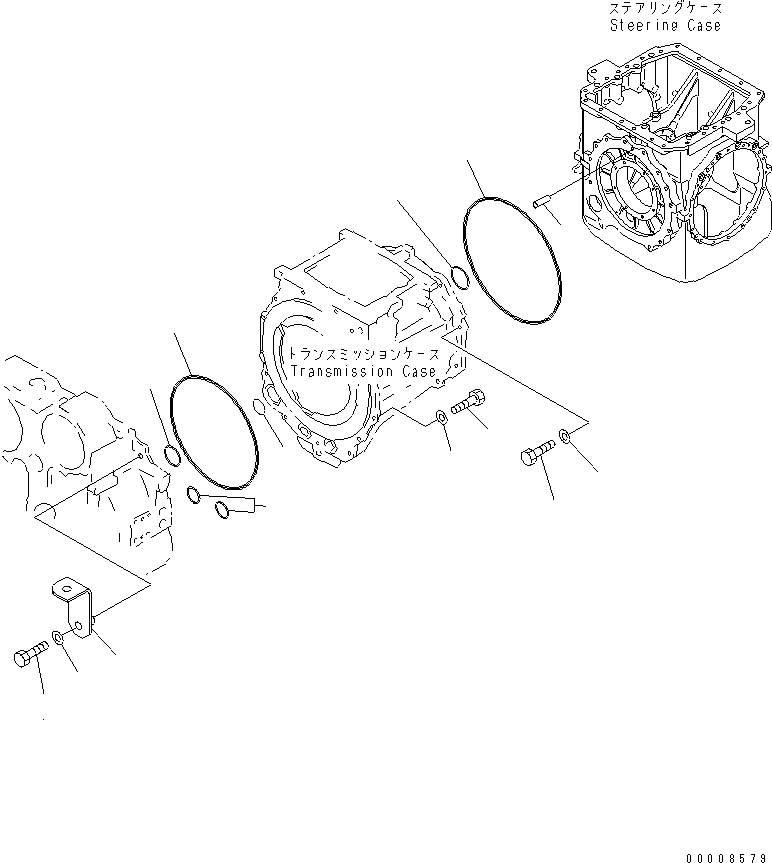 Уплотнительное кольцо круглого сечения 07000-15380 KOMATSU