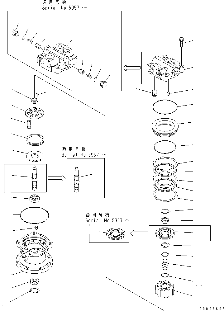 подшипник (\7\708-7T-12240) KOMATSU