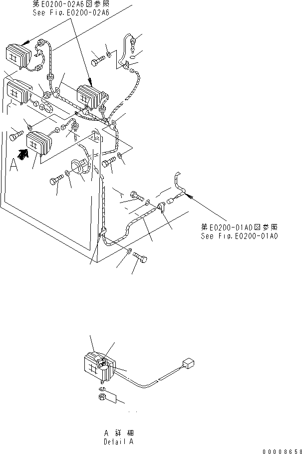 Жгут проводов 154-06-51320 KOMATSU