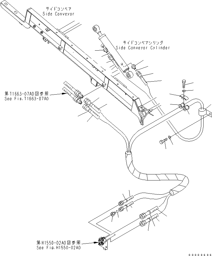 Шланг 02753-00221 KOMATSU