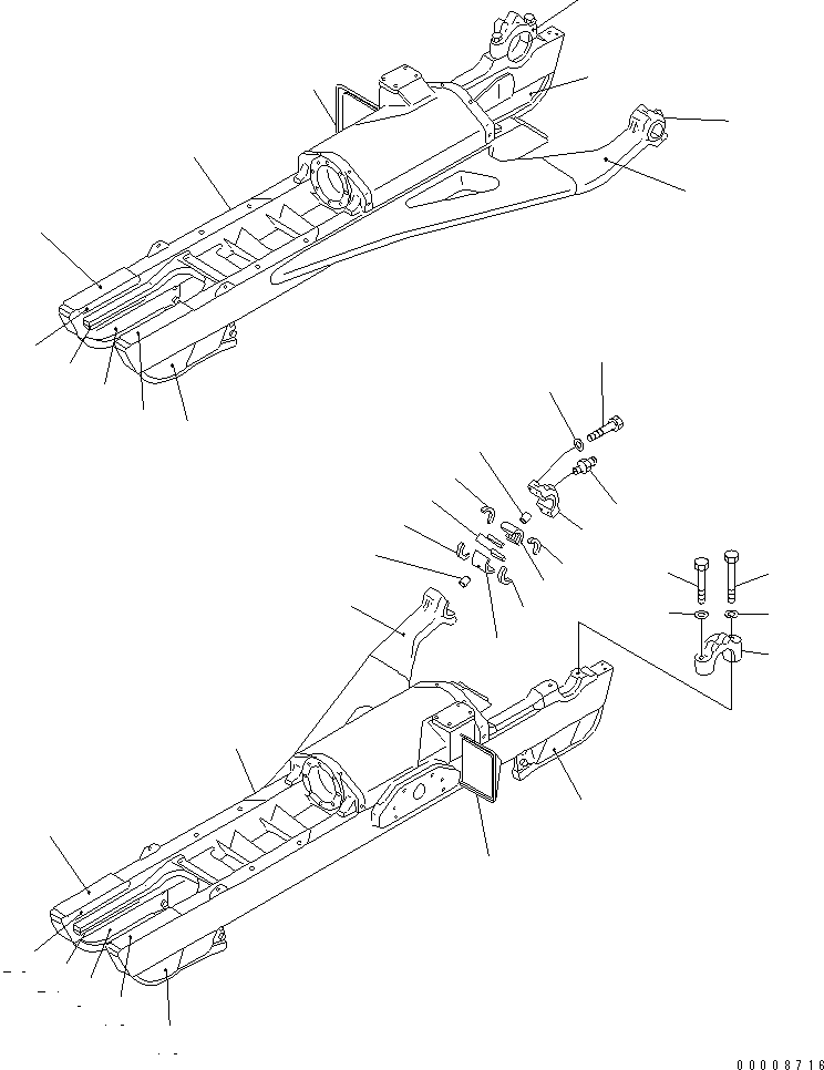 GUARD,L.H. (WELDED) 154-30-41230 KOMATSU