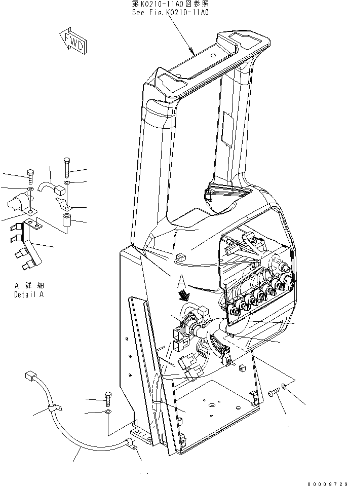 Жгут проводов 154-06-71141 KOMATSU